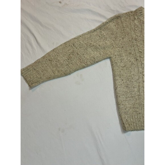 Marisa Christina Cable Knit Sweater Talbots Silk Wool VTG |‎ Cream | Size Medium - Picture 5 of 16
